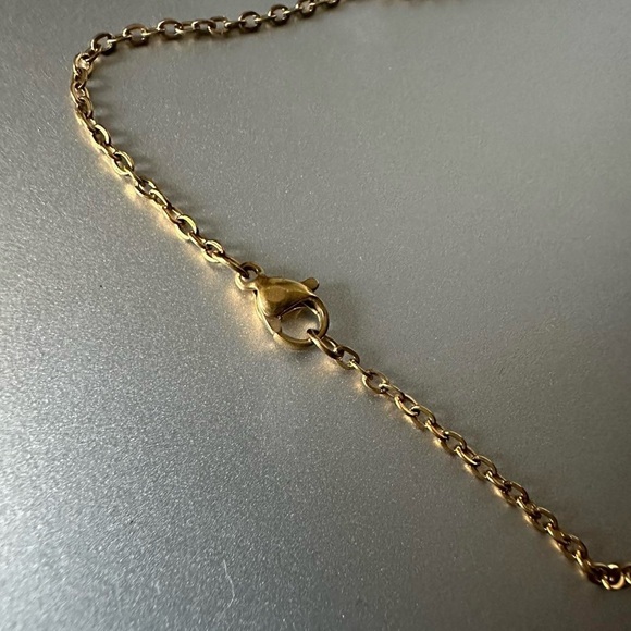 Angel Charm Pendant Necklace Handmade Gold Tone Fashion Accessories For Women - Picture 8 of 8